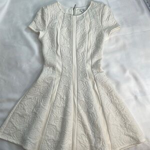~3 for $20~ Bar III ivory quilted dress